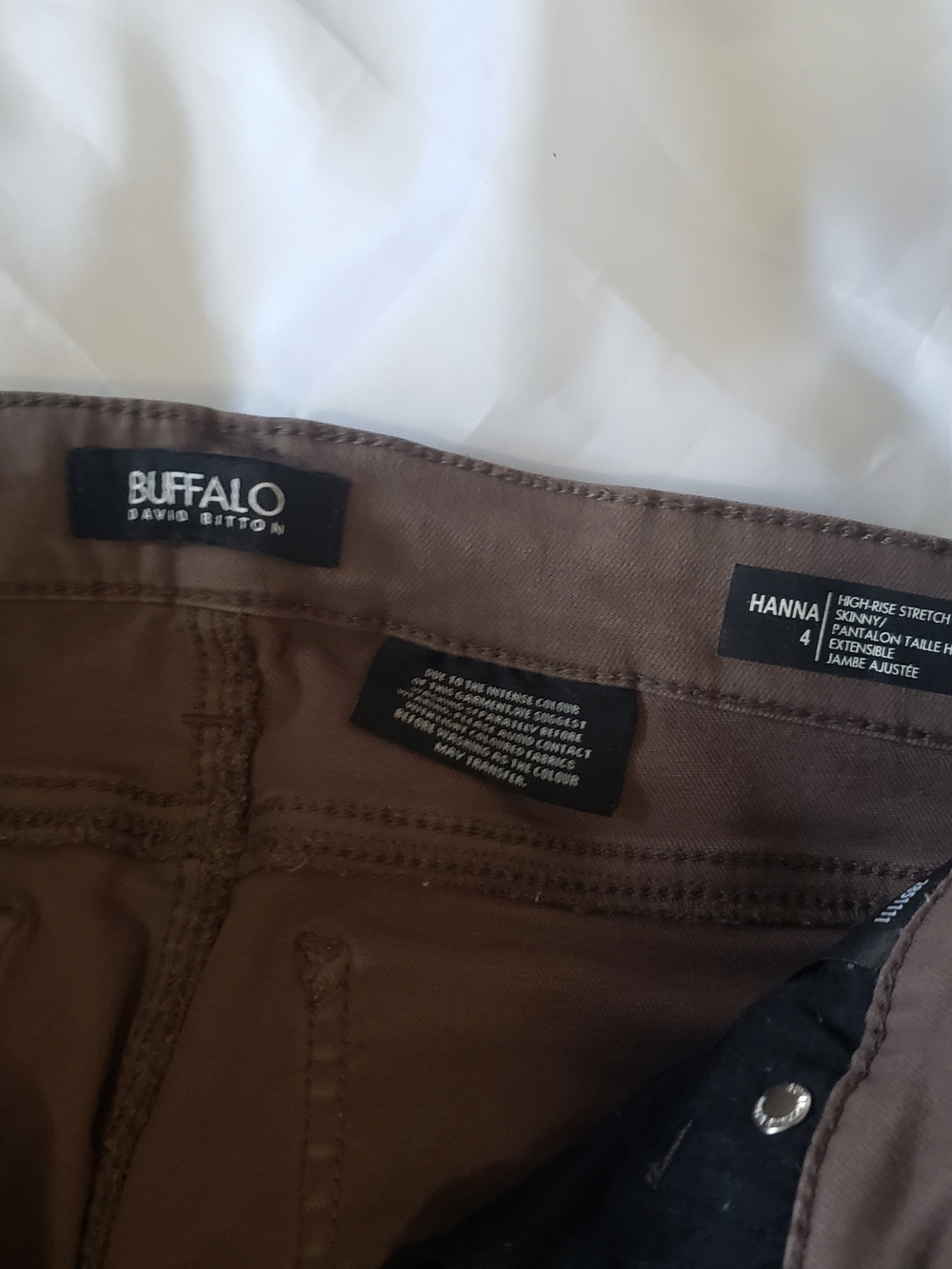 Buffalo David Bitton Brown Slim Straight Jeans - Picture 3 of 5